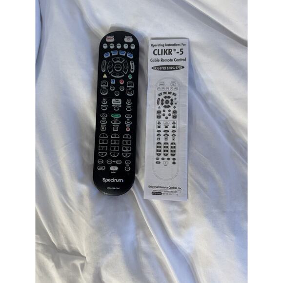 Spectrum Cable Box Remote Control CLIKR-5 Replacement UR5U-8780L UR5U-8790L - Picture 1 of 2